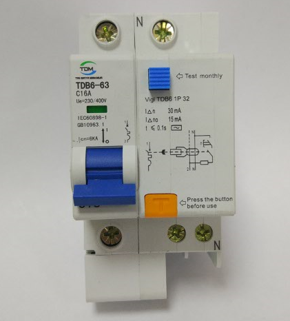 RCBO 1P